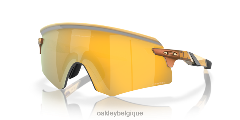 être Oakley lunettes encodeur découvrir la collection verres Prizm 24k, monture curry clair transparente LFB041054