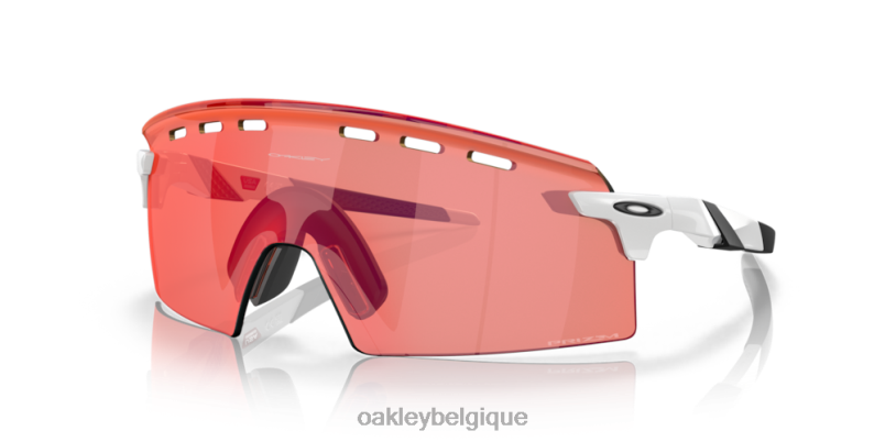 être Oakley lunettes frappe de l'encodeur verres Prizm Field, monture blanche polie LFB04766