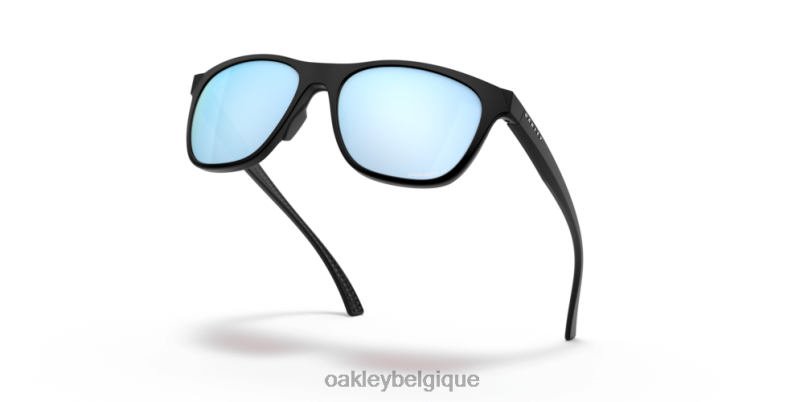 être Oakley lunettes ligne directrice Verres polarisés Prizm Deep Water, monture noire mate LFB041075