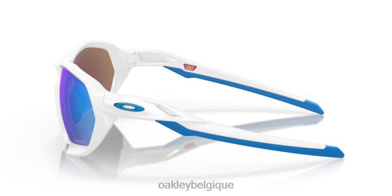 être Oakley lunettes plasma (ajustement du pont bas) verres saphir Prizm, monture blanc mat LFB04589