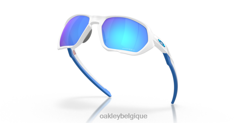 être Oakley lunettes plasma (ajustement du pont bas) verres saphir Prizm, monture blanc mat LFB04589