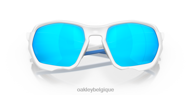 être Oakley lunettes plasma (ajustement du pont bas) verres saphir Prizm, monture blanc mat LFB04589