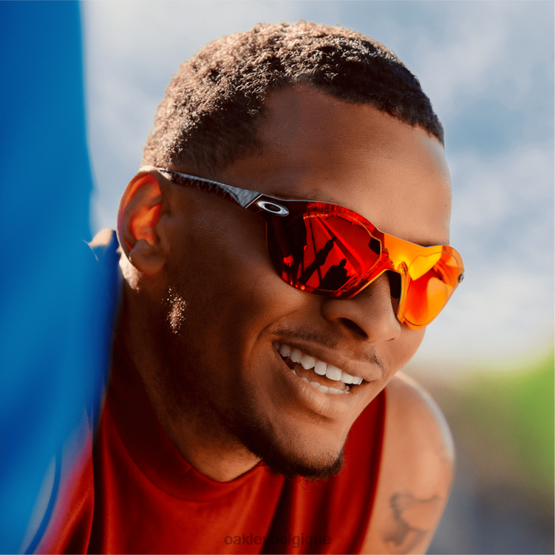 être Oakley lunettes re: sous zéro verres Prizm Ruby, monture en fibre de carbone LFB0420