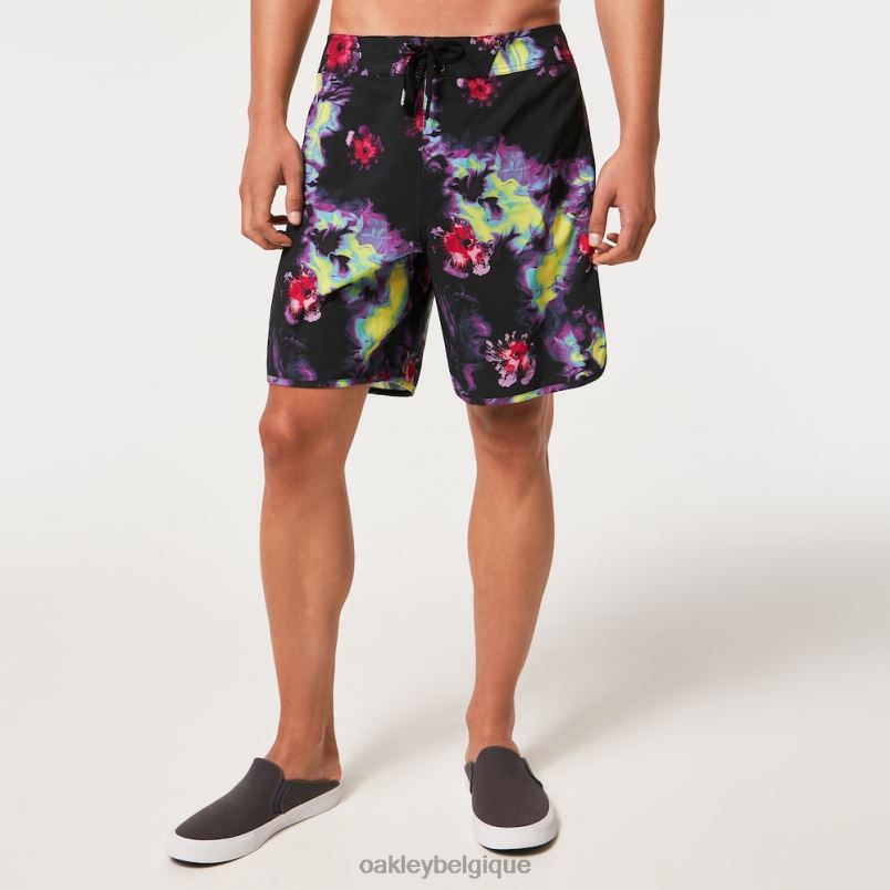 être Oakley vêtements boardshort 19" à motif floral imprimé fleur acide LFB042905