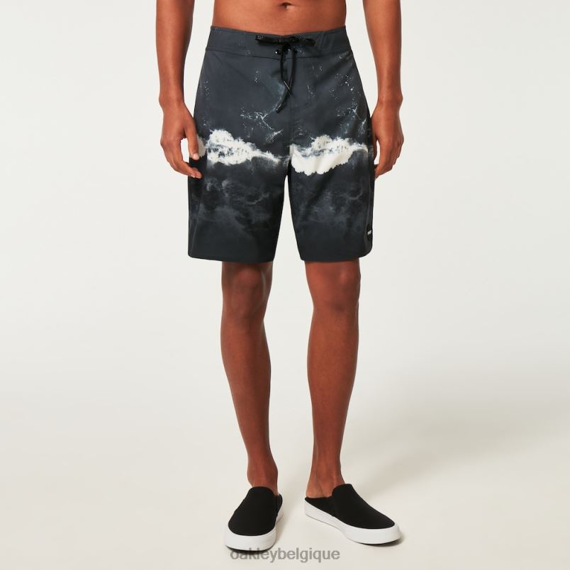 être Oakley vêtements boardshort 20" blanchi à la chaux vague grise uniforme LFB042909