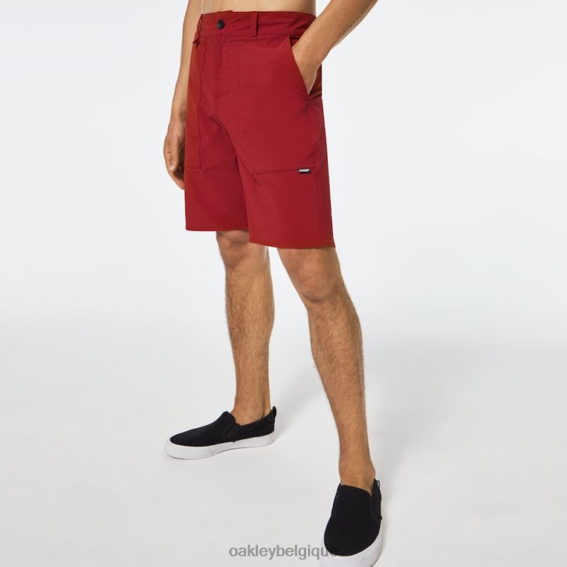 être Oakley vêtements b1b hybride court 20 bruyère rouge de fer LFB042893