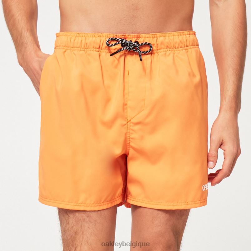 être Oakley vêtements short de plage 16" beach volley orange tendre LFB042645