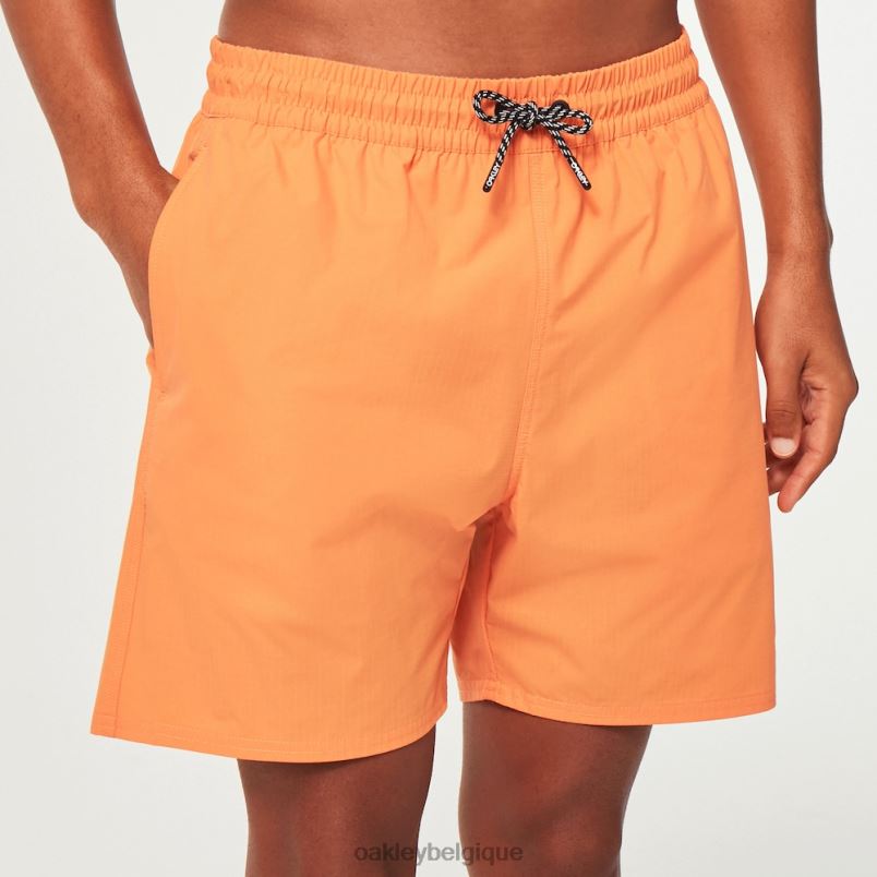 être Oakley vêtements short de plage oneblock 18" orange tendre LFB042677