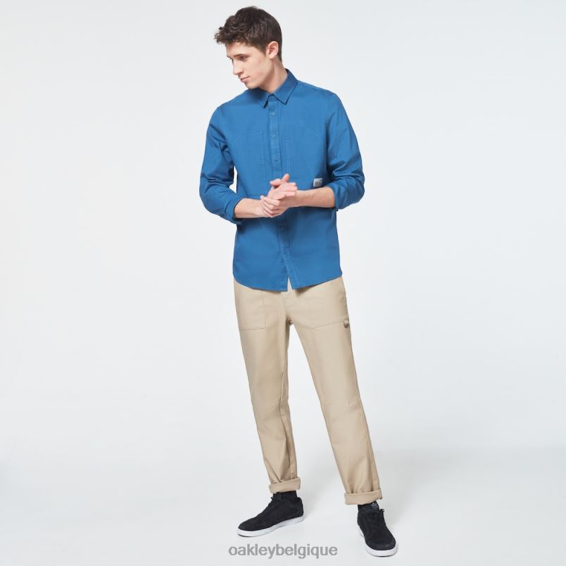 être Oakley vêtements chemise à patch workwear bleu interstellaire LFB042401