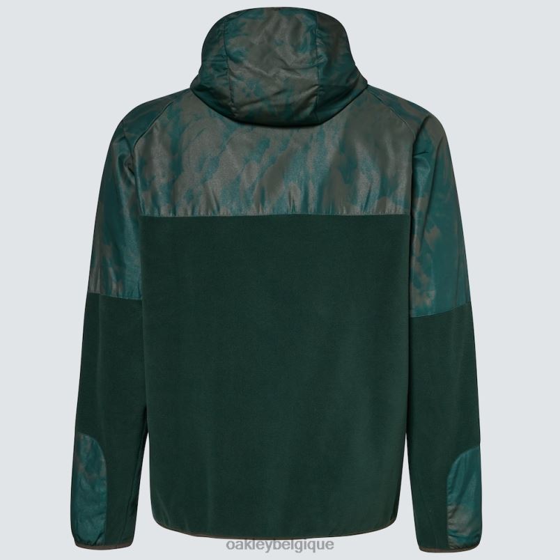 être Oakley vêtements Sweat à capuche Wanderlust FZ impression td vert/montagne LFB042304