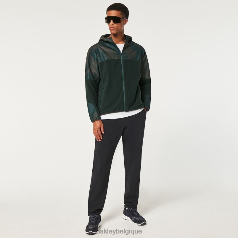 être Oakley vêtements Sweat à capuche Wanderlust FZ impression td vert/montagne LFB042304