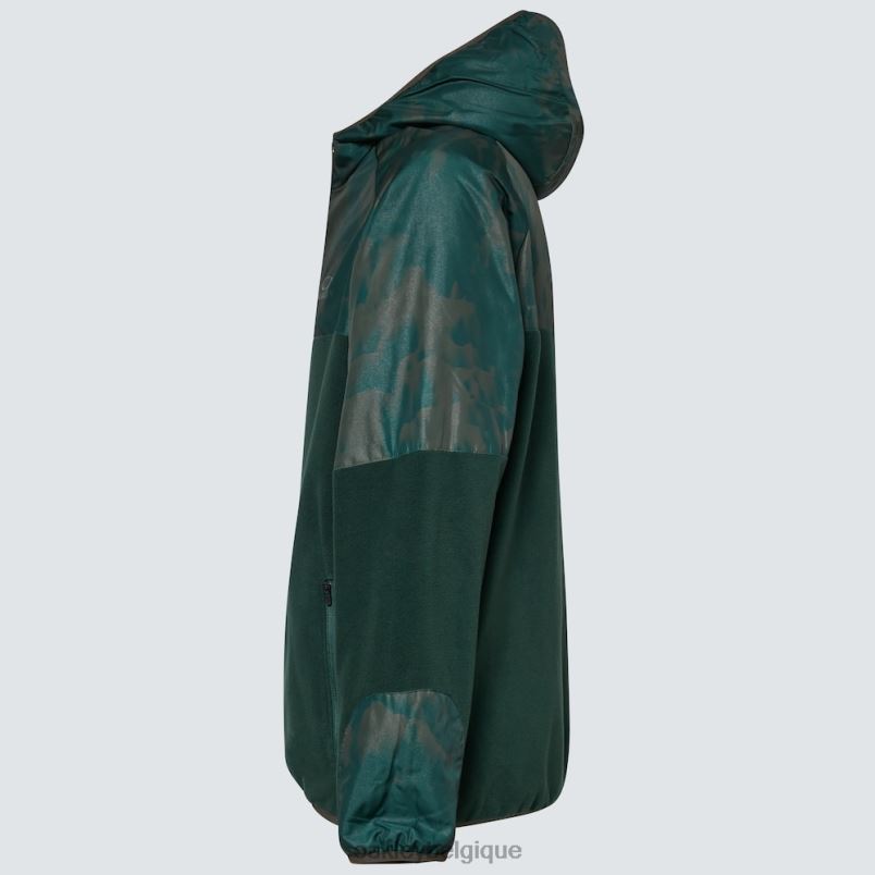 être Oakley vêtements Sweat à capuche Wanderlust FZ impression td vert/montagne LFB042304