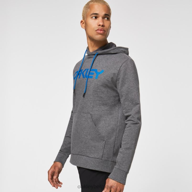 être Oakley vêtements b1b po sweat à capuche 2.0 nouveau gris athlétique/ozone LFB042471