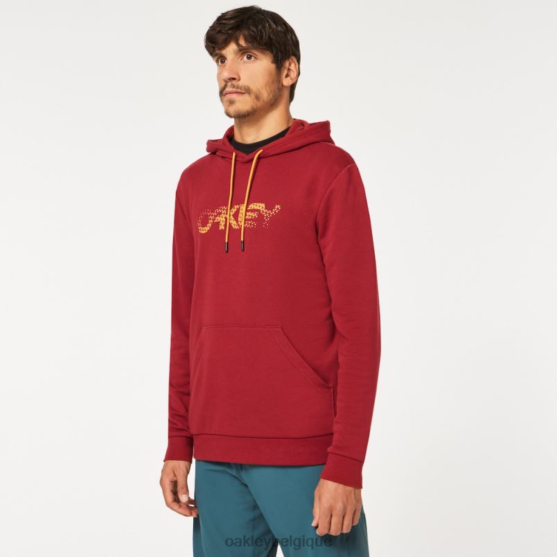 être Oakley vêtements le sweat à capuche post po fer rouge LFB042509