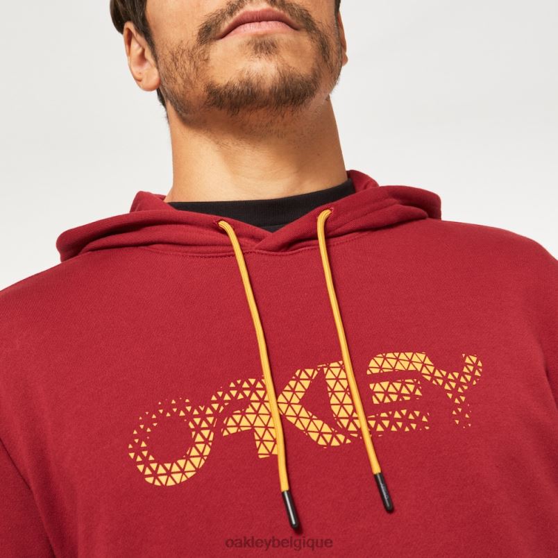 être Oakley vêtements le sweat à capuche post po fer rouge LFB042509