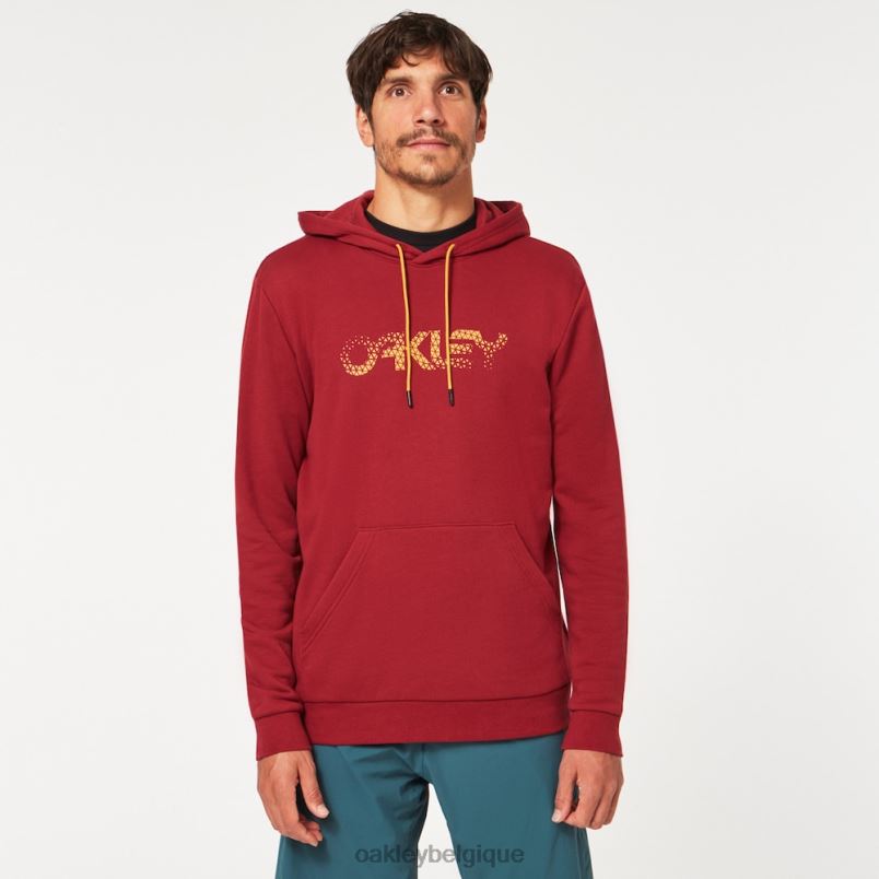 être Oakley vêtements le sweat à capuche post po fer rouge LFB042509