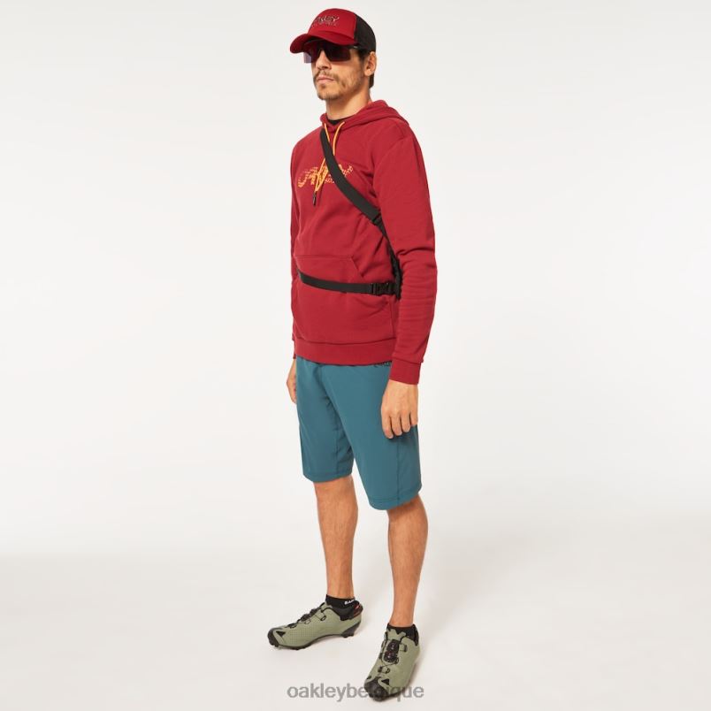 être Oakley vêtements le sweat à capuche post po fer rouge LFB042509