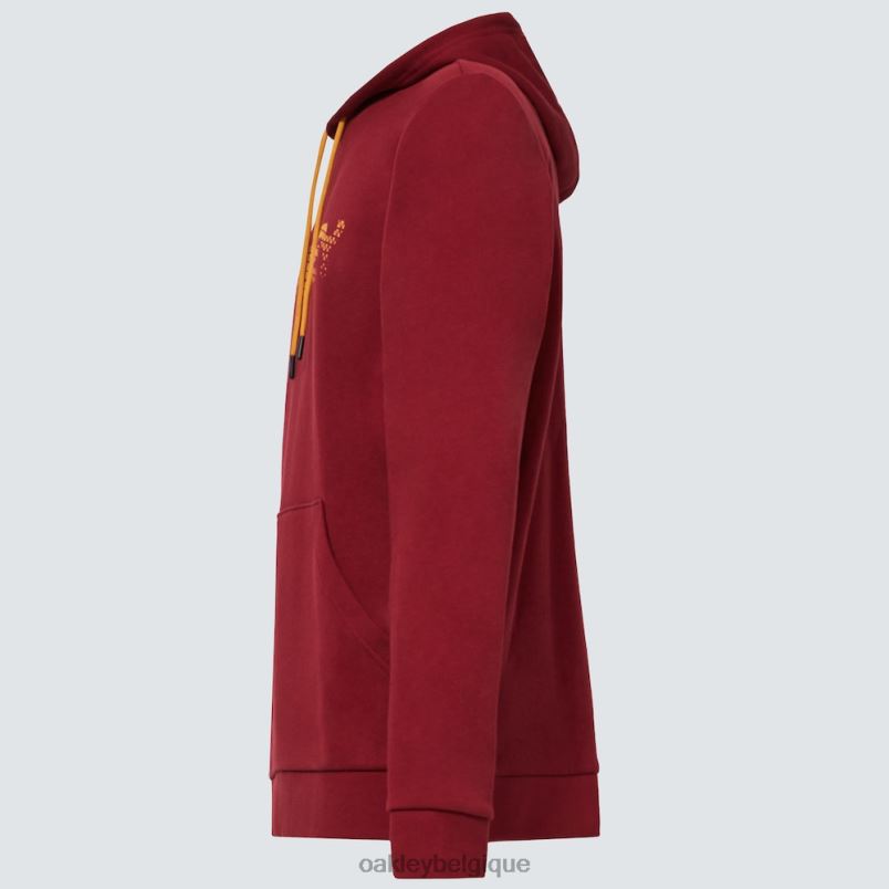 être Oakley vêtements le sweat à capuche post po fer rouge LFB042509