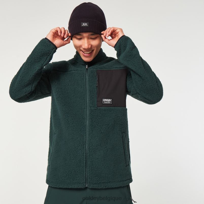être Oakley vêtements sherpa de feu de montagne vert Chasseur LFB042548