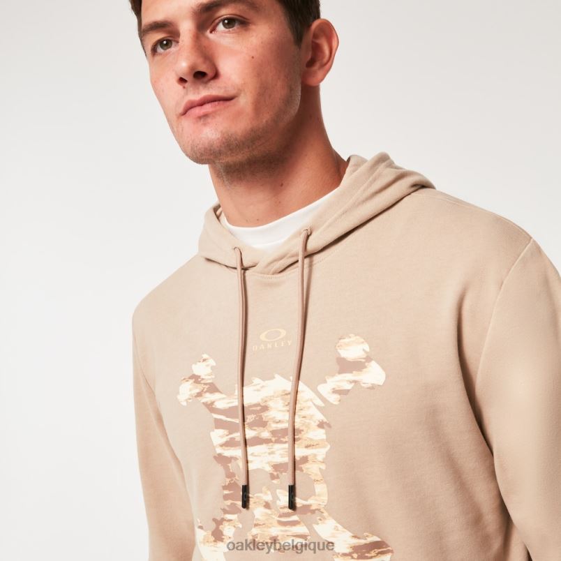 être Oakley vêtements sweat à capuche avec motif camouflage et tête de mort humus LFB042294