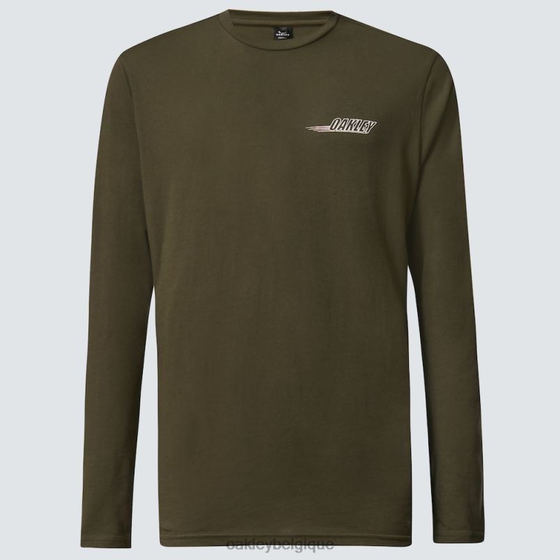 être Oakley vêtements bf ls t-shirt nouveau pinceau foncé LFB042581