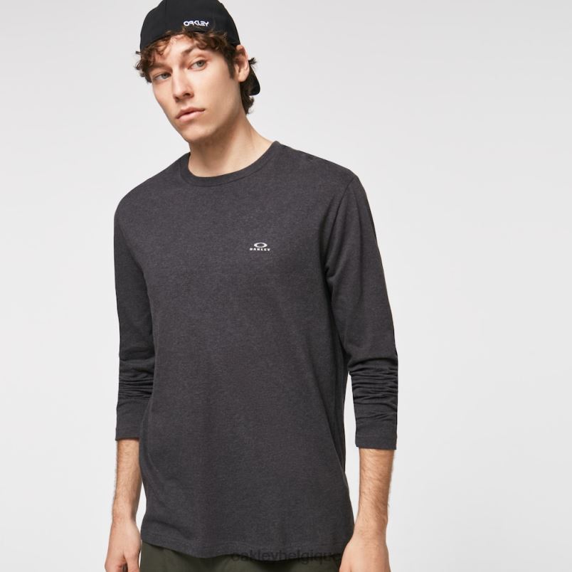 être Oakley vêtements détendez-vous gris foncé chiné LFB042436