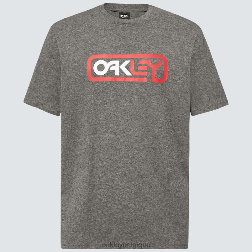 être Oakley vêtements enfermé dans un tee-shirt b1b nouveau gris athlétique LFB042374