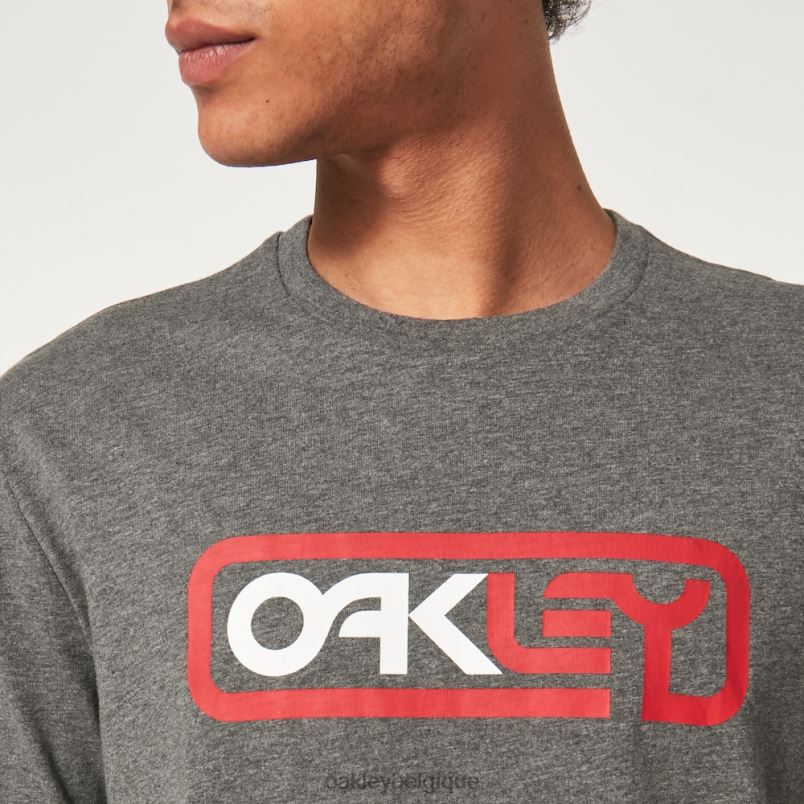 être Oakley vêtements enfermé dans un tee-shirt b1b nouveau gris athlétique LFB042374