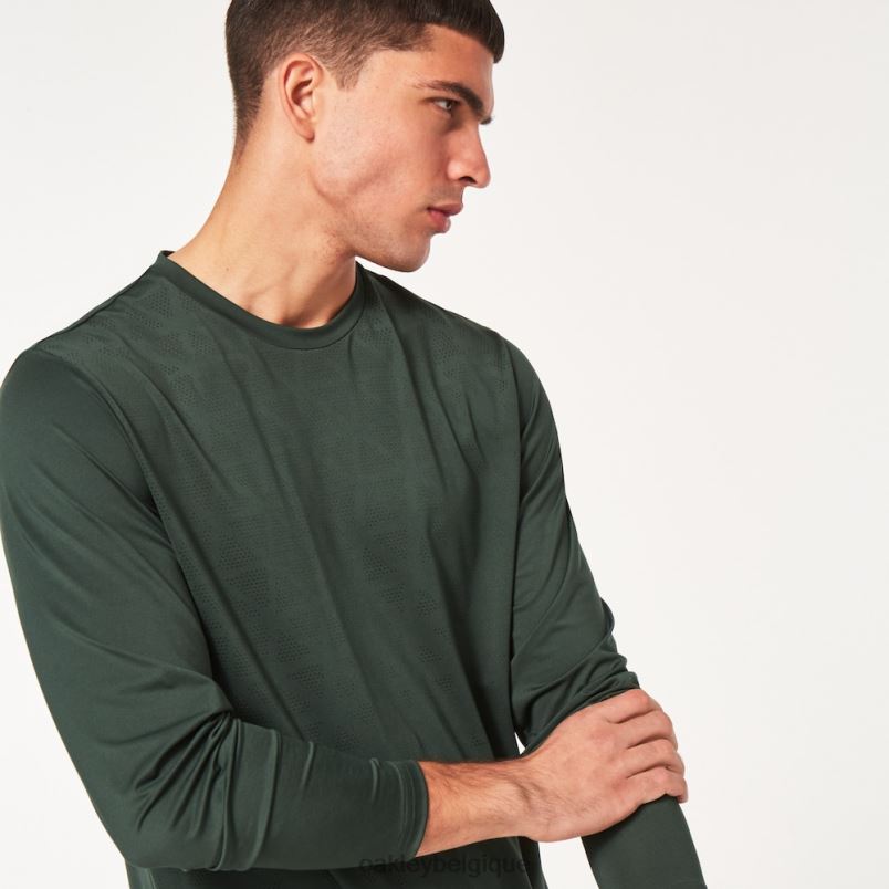 être Oakley vêtements maillot berm ls vert Chasseur LFB042518