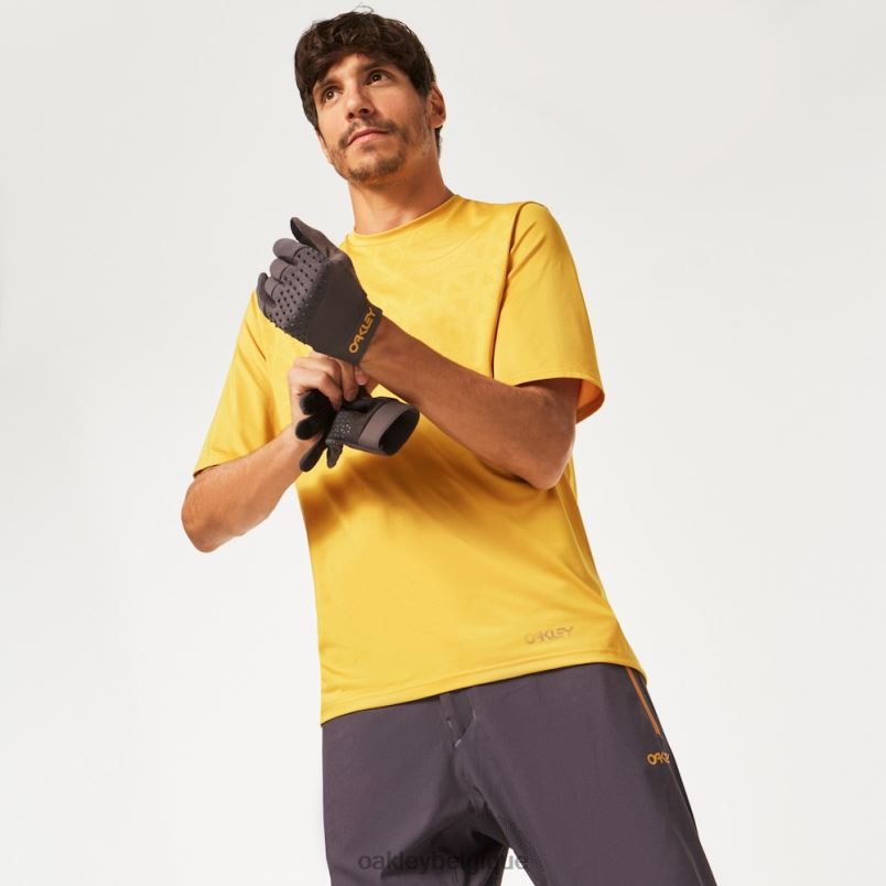 être Oakley vêtements maillot berme ss jaune ambre LFB042519