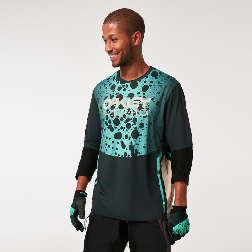 être Oakley vêtements maillot maven rc grenouille verte LFB042610