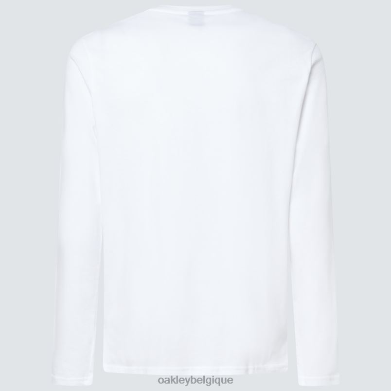 être Oakley vêtements mark ii l/s tee 2.0 blanc LFB042585