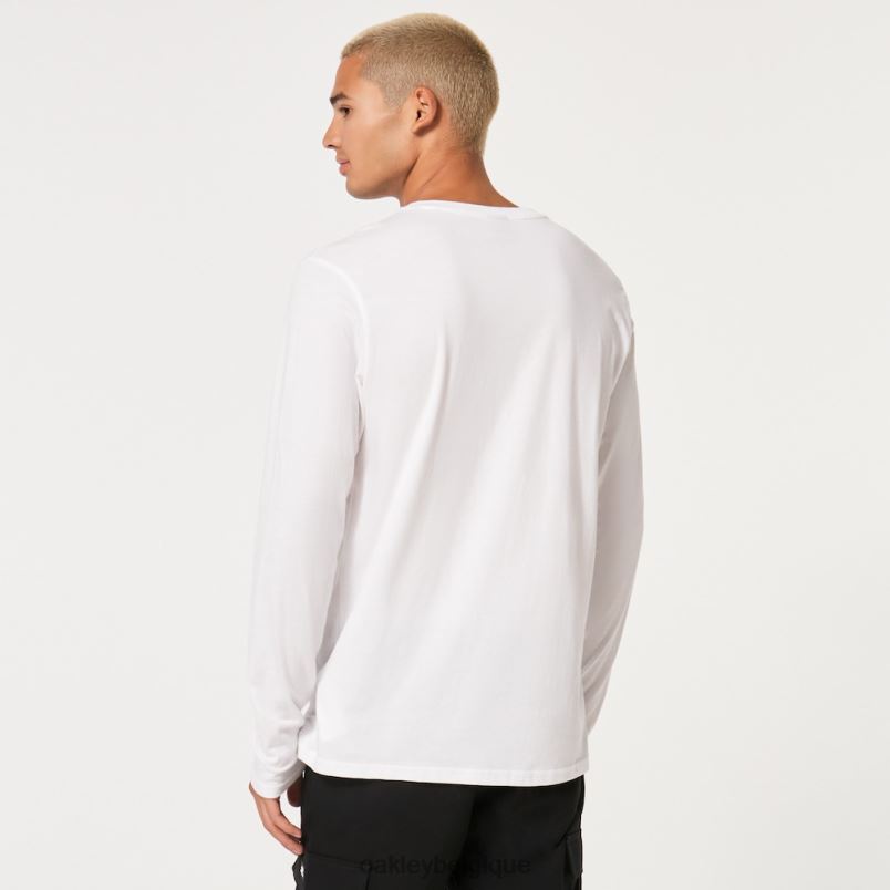 être Oakley vêtements mark ii l/s tee 2.0 blanc LFB042585