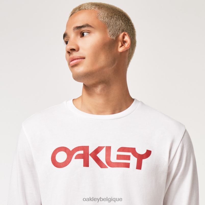 être Oakley vêtements mark ii l/s tee 2.0 blanc LFB042585