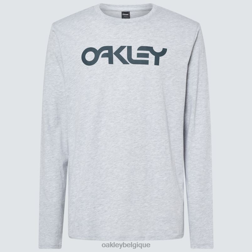 être Oakley vêtements mark ii l/s tee 2.0 bruyère de granit LFB042586