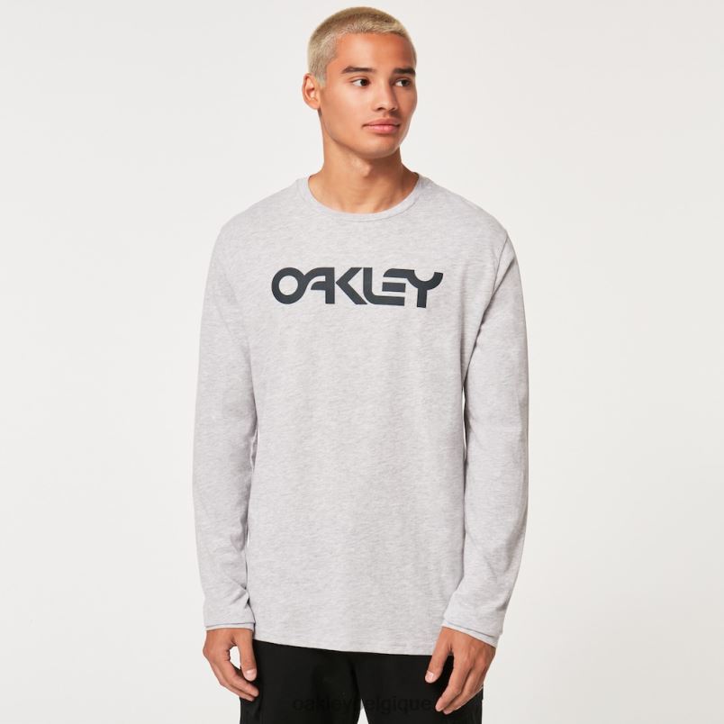 être Oakley vêtements mark ii l/s tee 2.0 bruyère de granit LFB042586