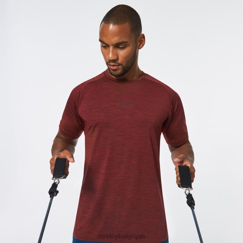 être Oakley vêtements o ajustement du tee rc ss bruyère rouge de fer LFB042497