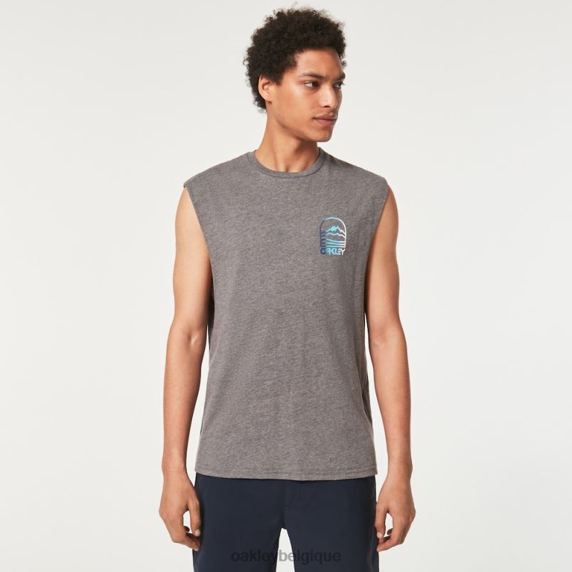 être Oakley vêtements réservoir b1b de montagne dégradée nouveau gris athlétique LFB042329