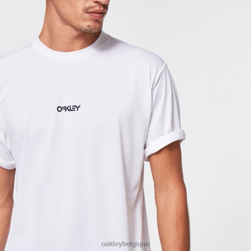 être Oakley vêtements rashguard tous les jours blanc LFB042442