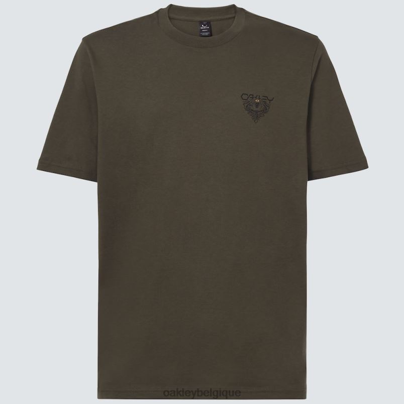 être Oakley vêtements tee-shirt à charge dure nouveau pinceau foncé LFB042195