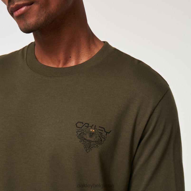 être Oakley vêtements tee-shirt à charge dure nouveau pinceau foncé LFB042195