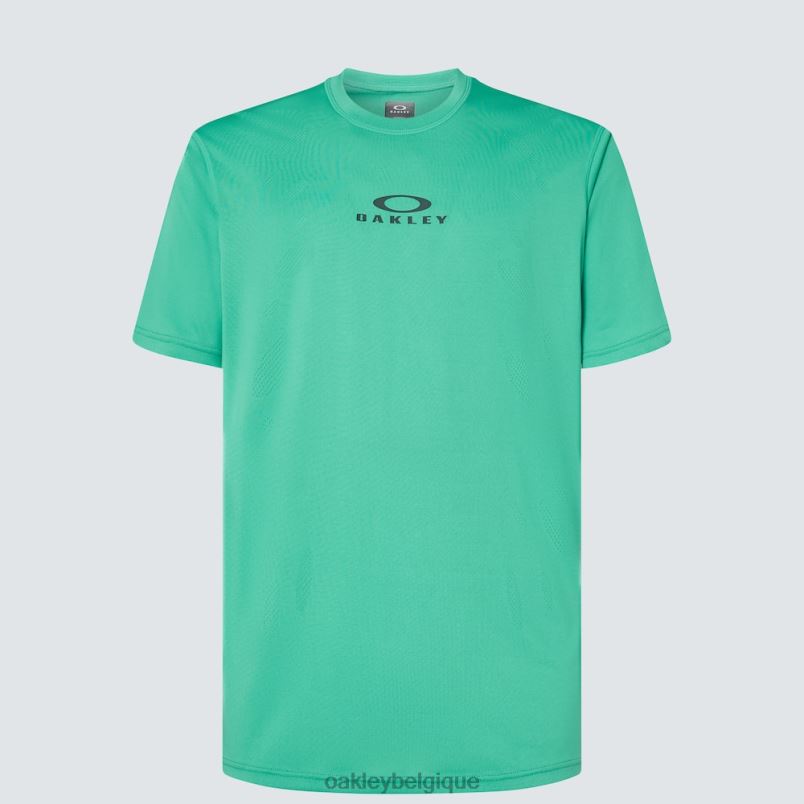être Oakley vêtements tee-shirt latitude rc menthe verte LFB042158