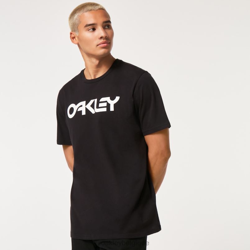 être Oakley vêtements tee-shirt mark ii 2.0 noir blanc LFB042157