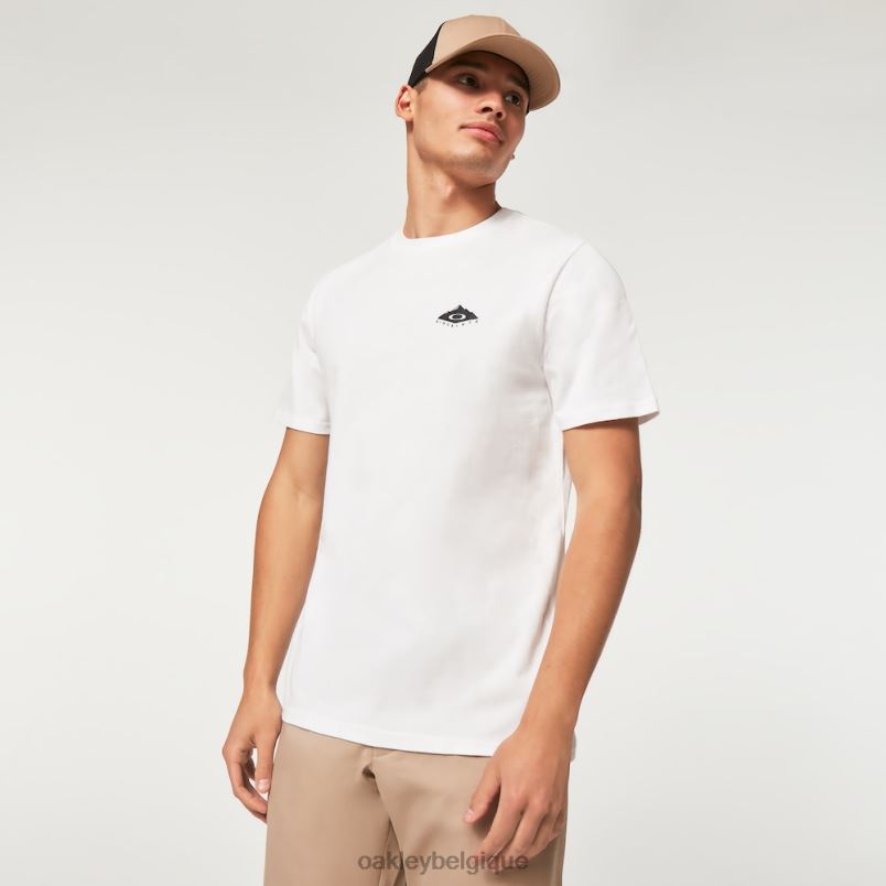 être Oakley vêtements tee-shirt à pointe ellipse blanc LFB042345